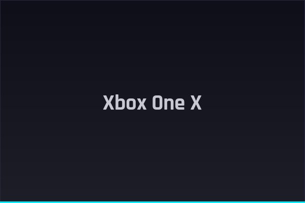 Xbox One X