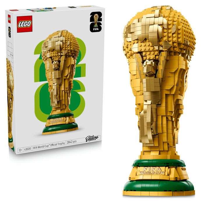 Jeu de construction LEGO Editions 43020 - Trophée Officiel de la Coupe du Monde de la FIFA