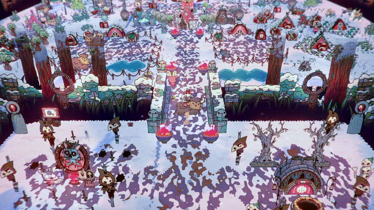 Cult of the Lamb: Woolhaven - gameplay