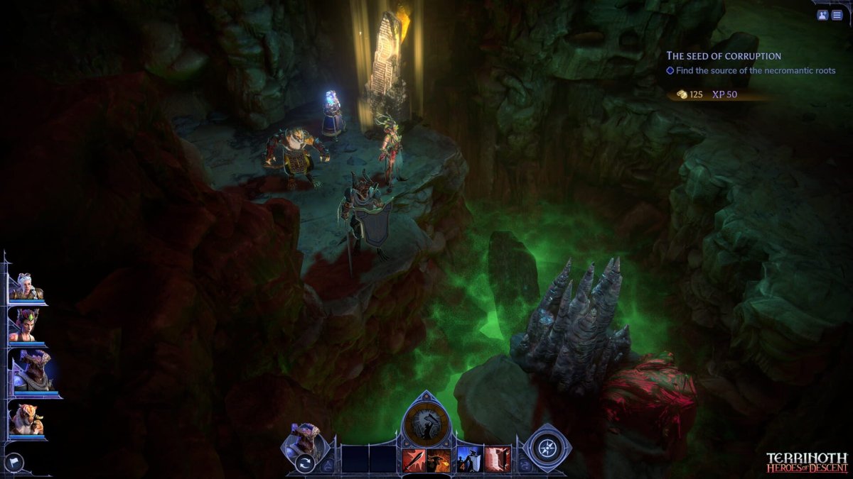 Terrinoth: Heroes of Descent - gameplay