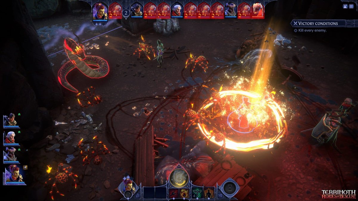 Terrinoth: Heroes of Descent - gameplay